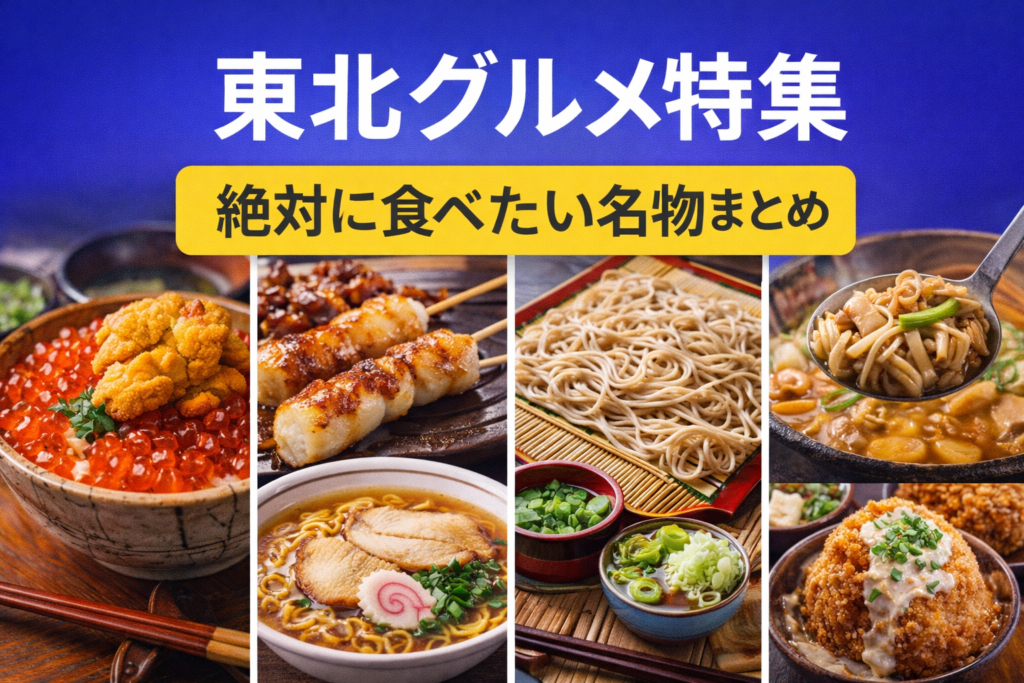 東北グルメ特集のイメージ｜絶対に食べたい名物まとめ