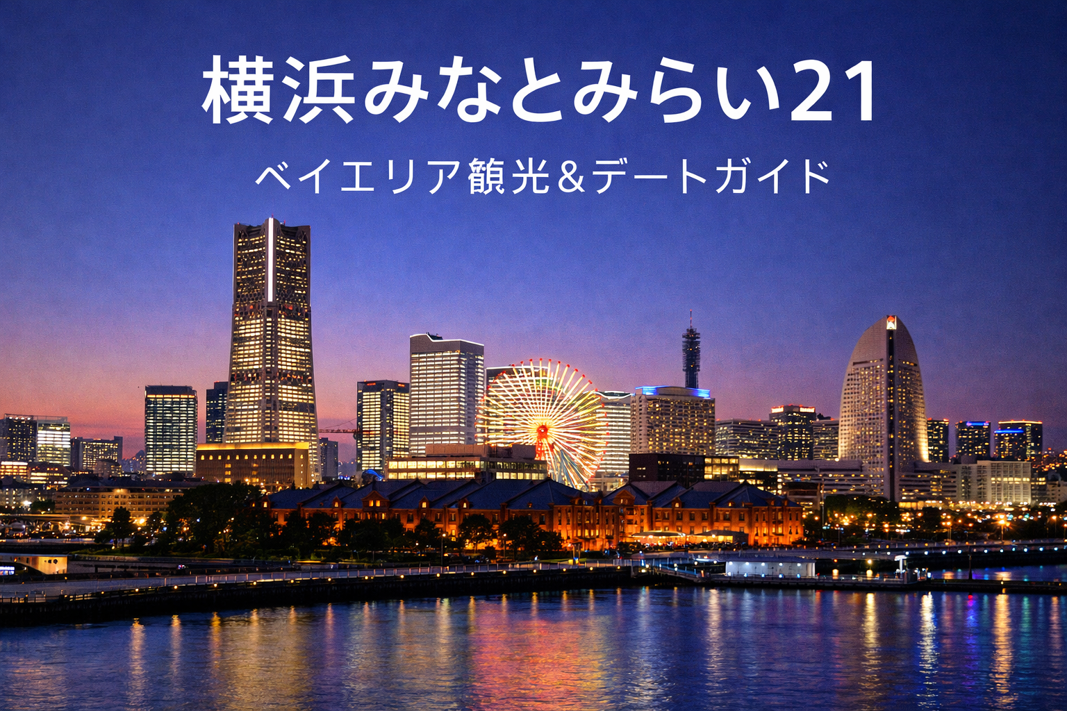 横浜みなとみらい21の夜景と観光スポットを紹介する観光ガイド