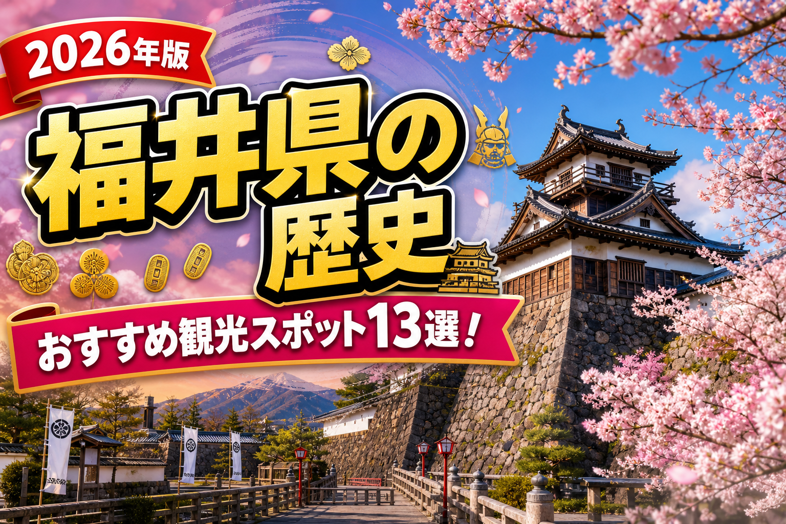 福井県の歴史おすすめ観光スポット13選【楽天たびノート】のアイキャッチ画像