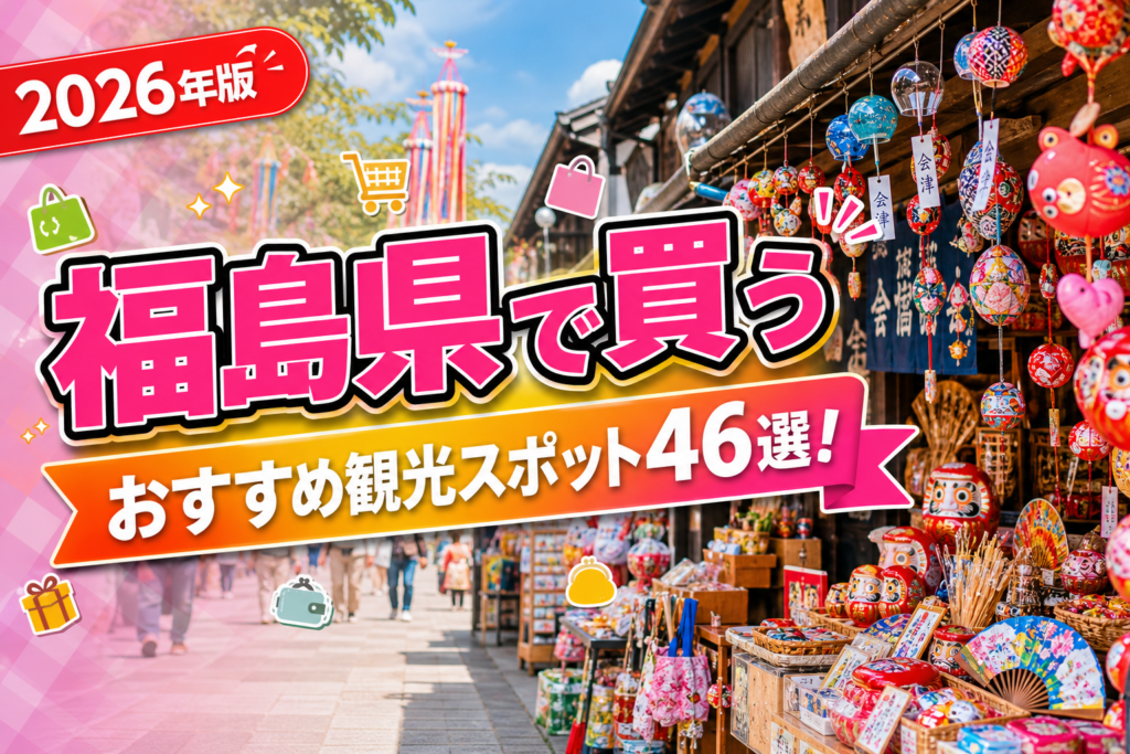 福島県で買うおすすめ観光スポット46選【楽天たびノート】のアイキャッチ画像