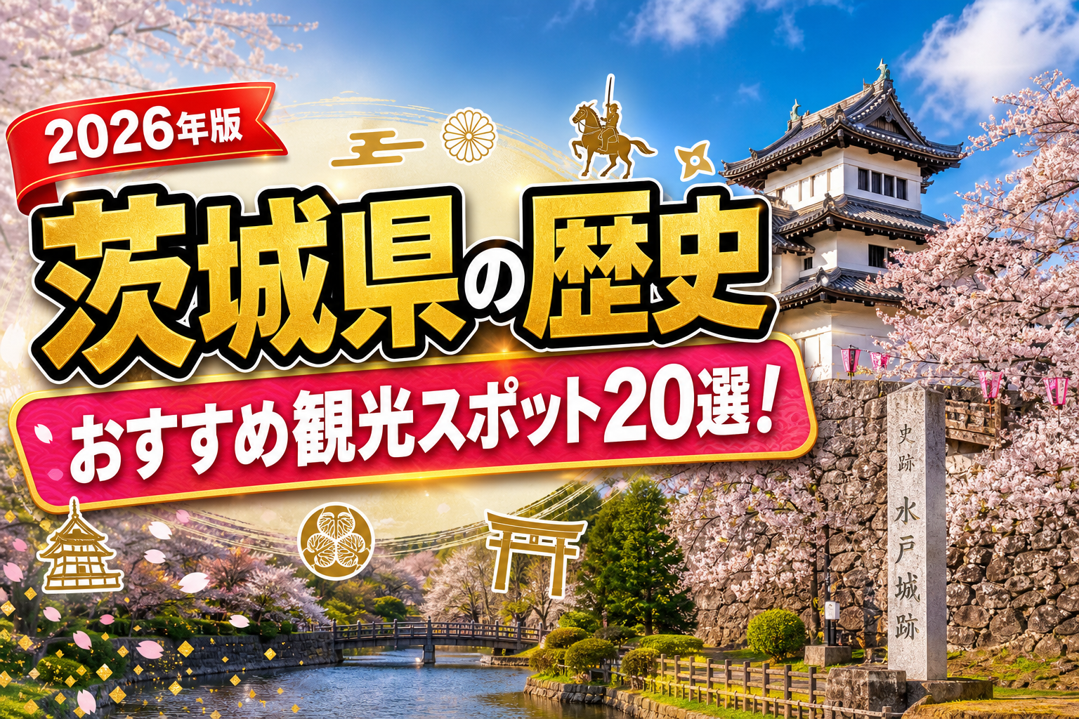 茨城県の歴史おすすめ観光スポット20選【楽天たびノート】のアイキャッチ画像