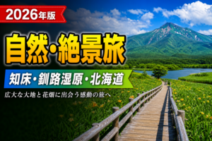 北海道大自然旅｜知床・釧路湿原・花の季節を巡るのアイキャッチ画像