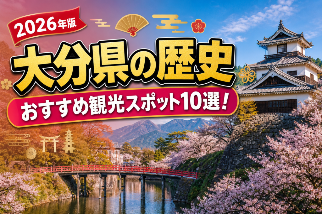 大分県の歴史おすすめ観光スポット10選【楽天たびノート】のアイキャッチ画像